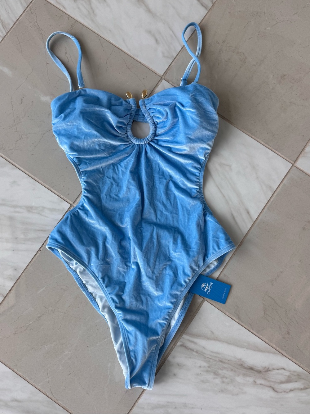 Velvet one piece swim